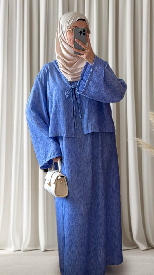 Robe Naïla bleu - Eda&Chic