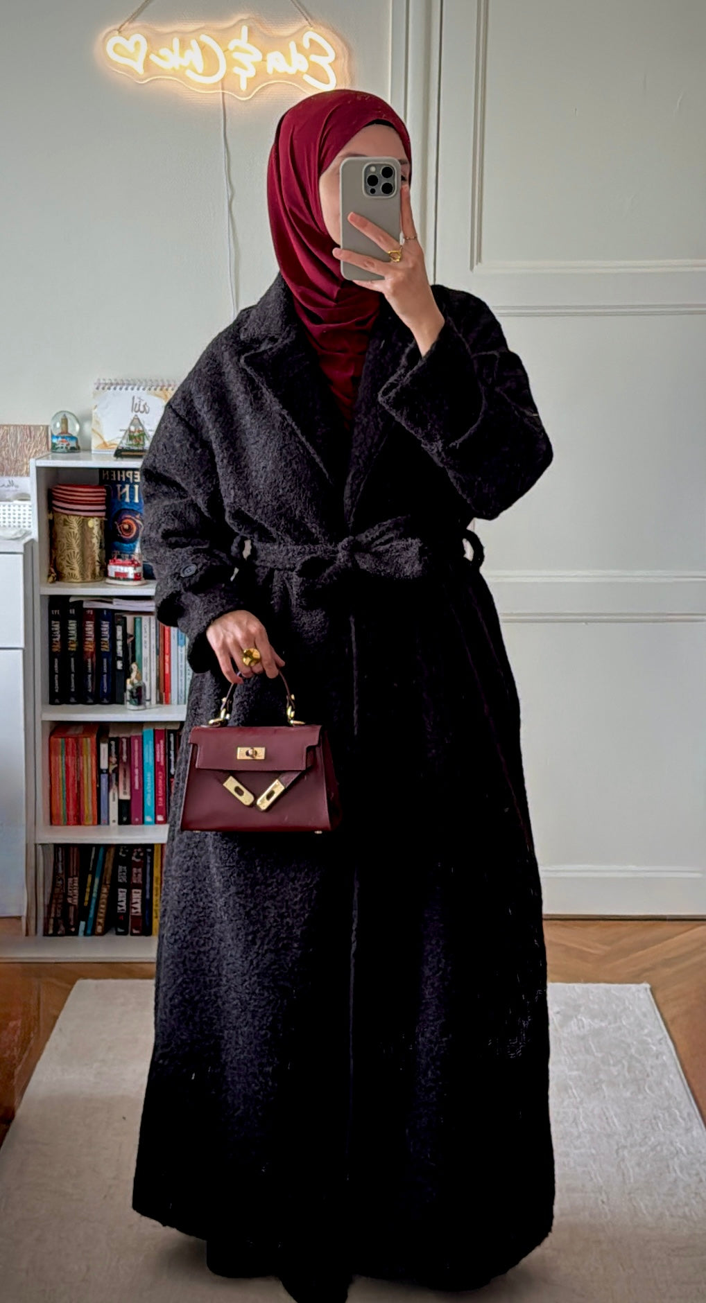 Manteau Aylin noir - Eda&Chic
