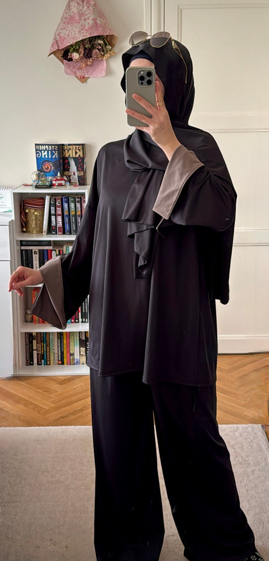 Burkini 3 pièces col rond - Eda&Chic