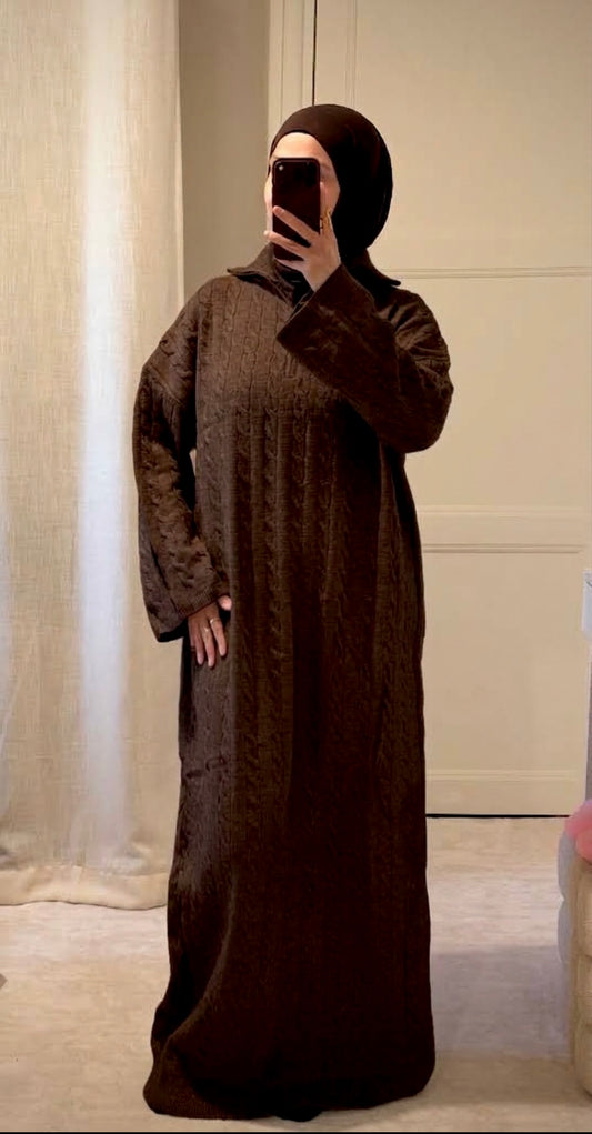 Robe pull choco - Eda&Chic