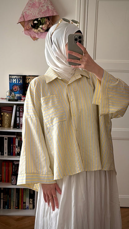 Chemise Mila jaune - Eda&Chic