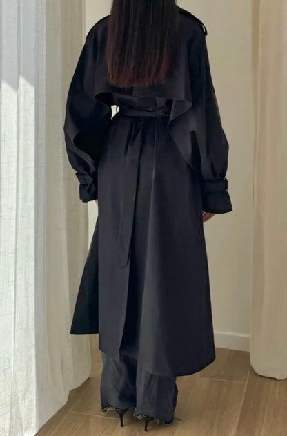 Trench oversize avec volant - Eda&Chic