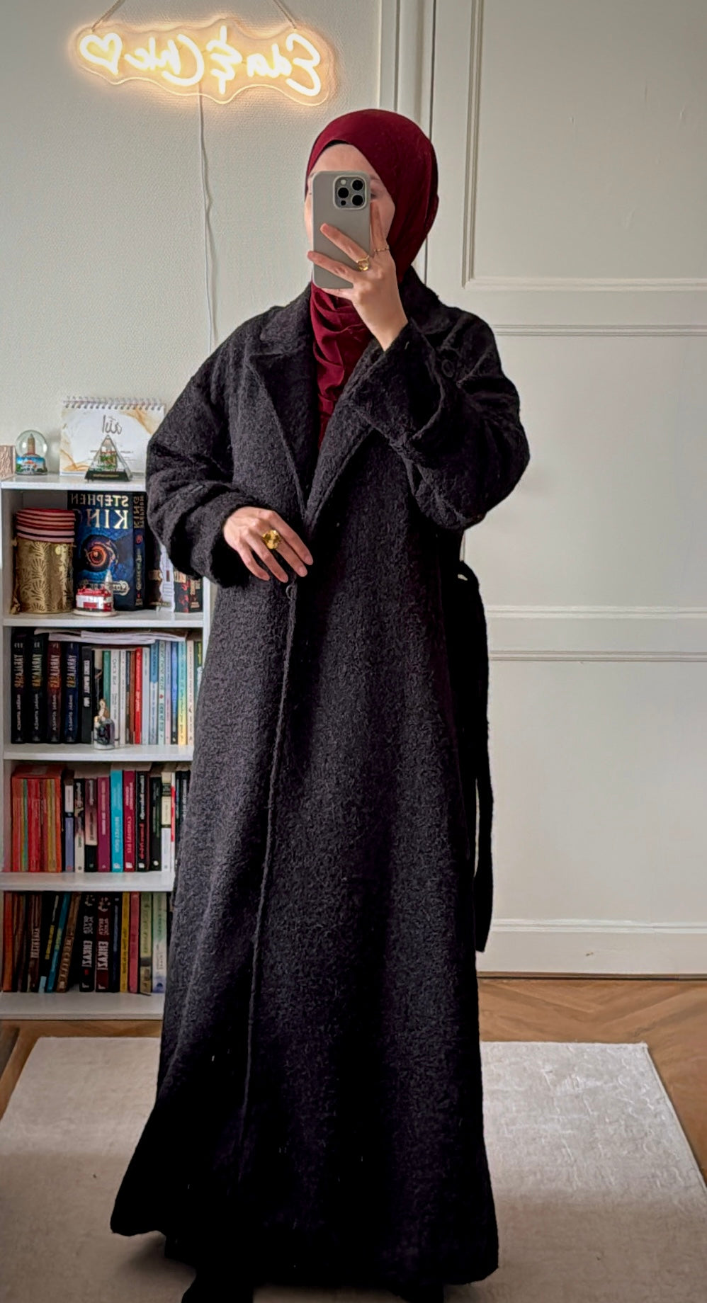 Manteau Aylin noir - Eda&Chic
