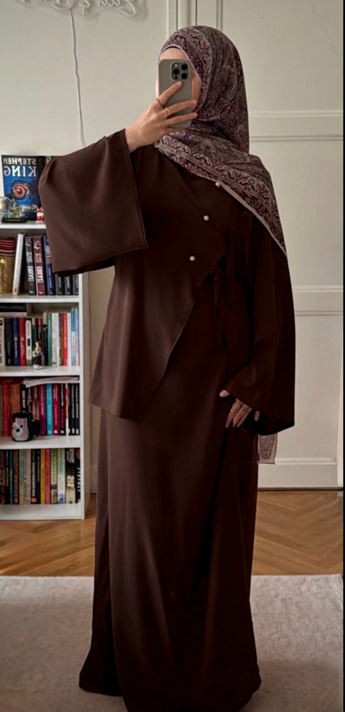 Abaya Elina choco - Eda&Chic
