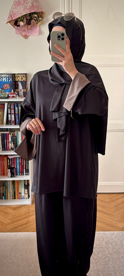Burkini 3 pièces col rond - Eda&Chic