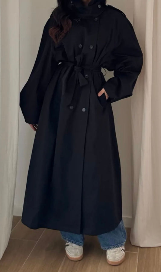 Trench avec col noir - Eda&Chic