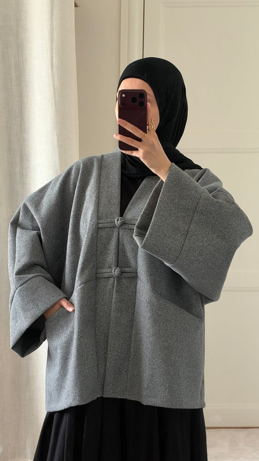 Veste Tokyo gris - Eda&Chic