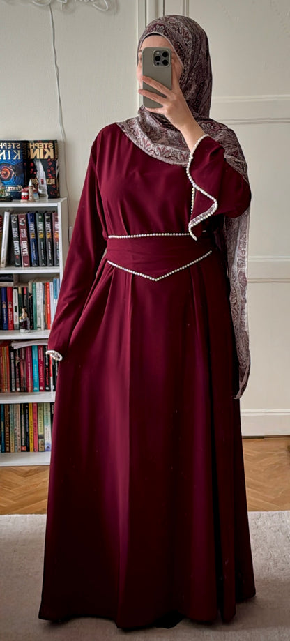 Abaya Perlée - Eda&Chic