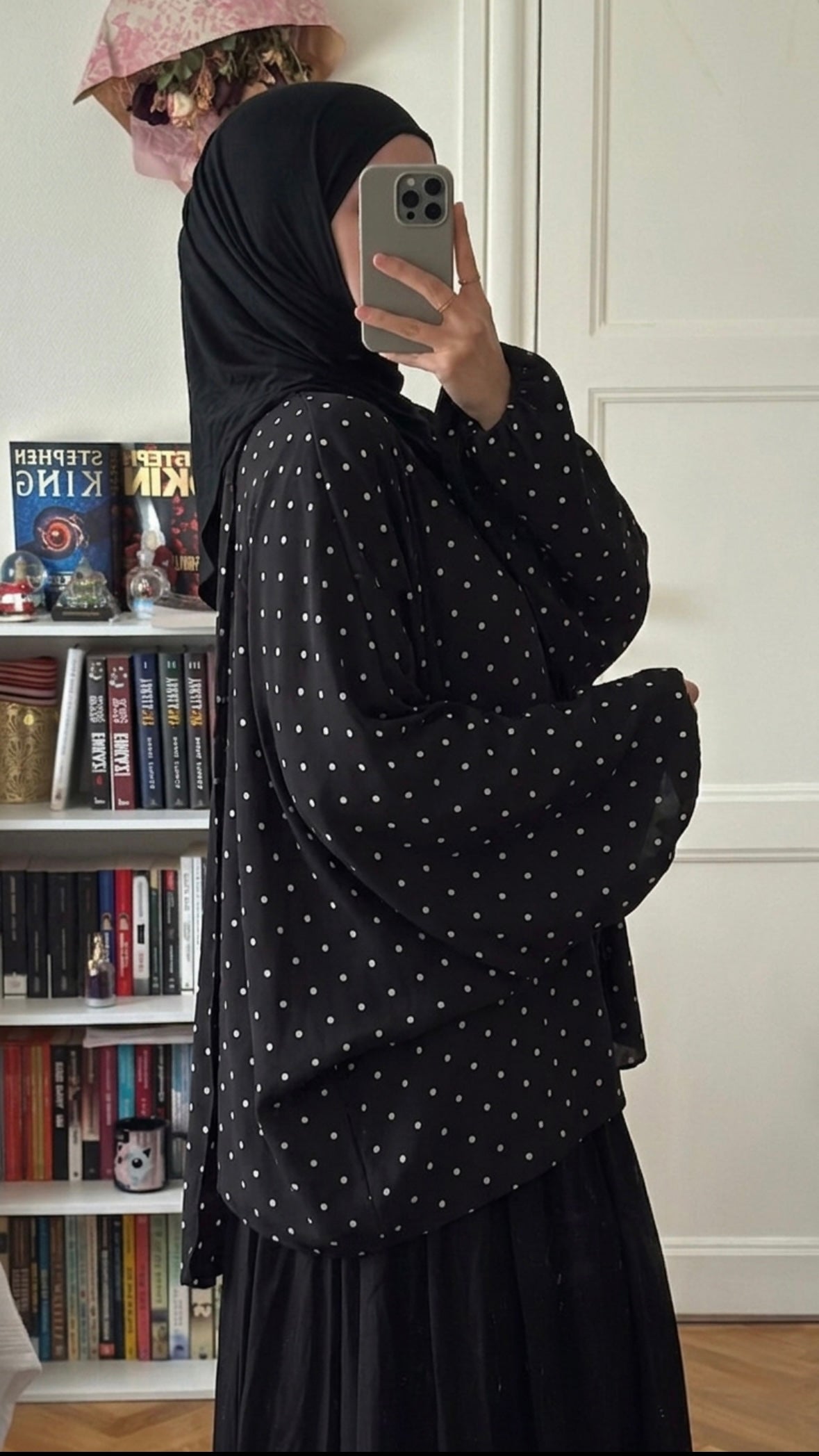 Haut petit pois noir - Eda&Chic