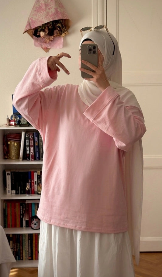 T-shirt coton rose - Eda&Chic