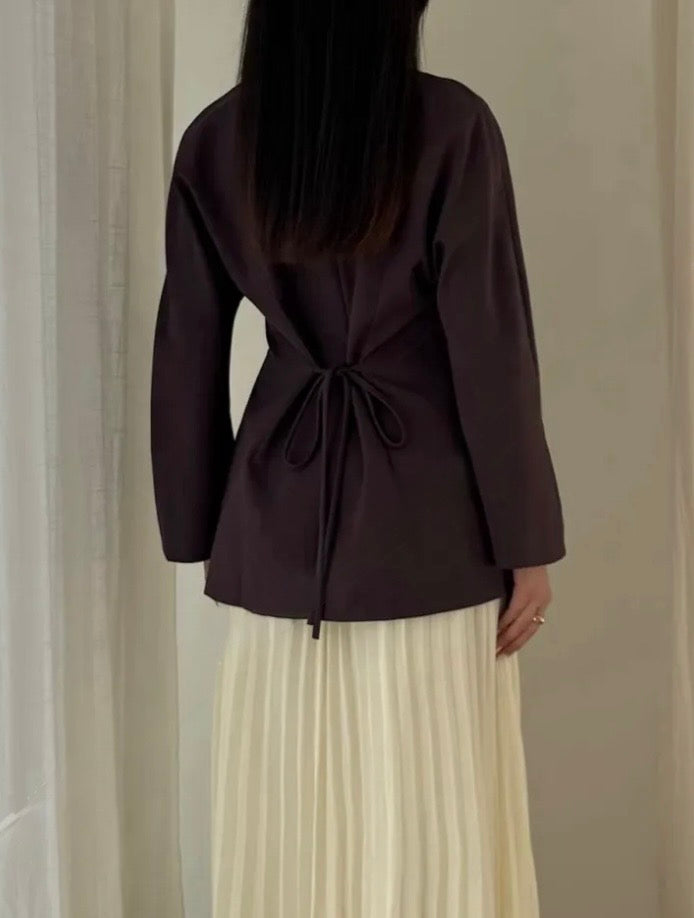 Haut Zahra prune - Eda&Chic