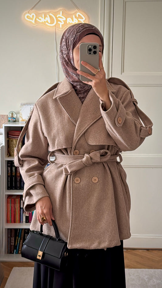 Veste Selin taupe - Eda&Chic