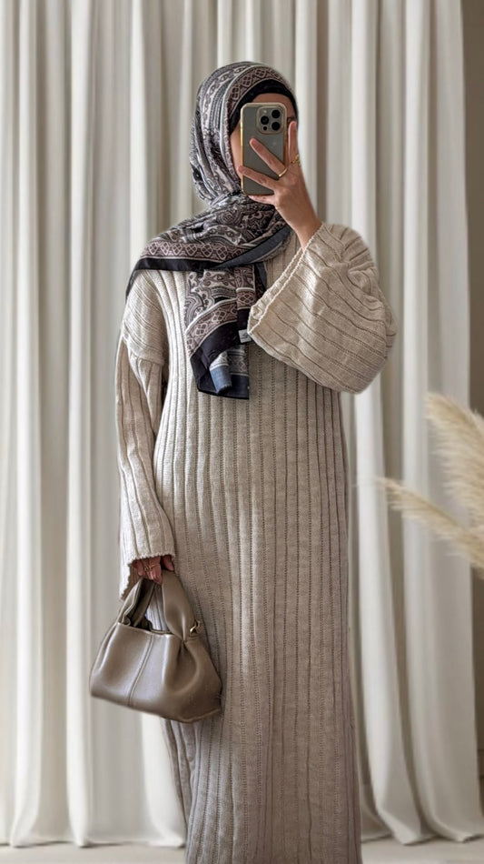 Robe Nora beige - Eda & Chic