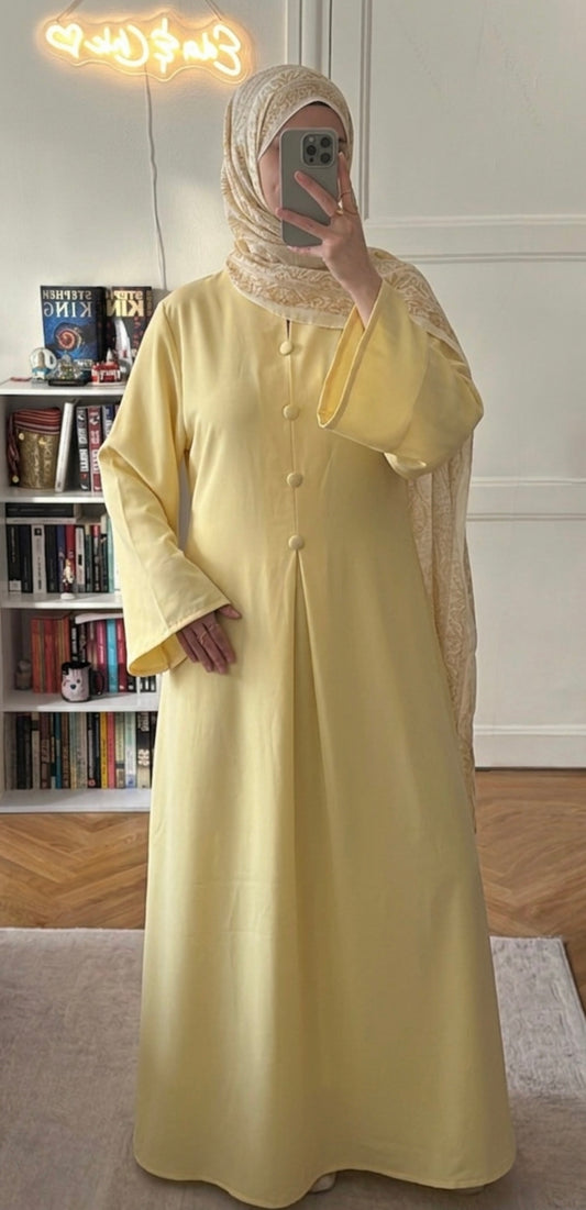 Robe Yara jaune - Eda&Chic