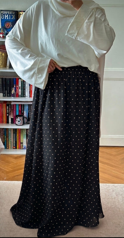 Jupe à pois noir - Eda&Chic
