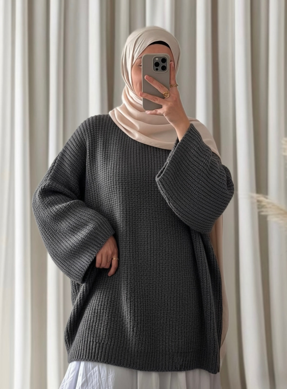 Pull Derya gris - Eda&Chic