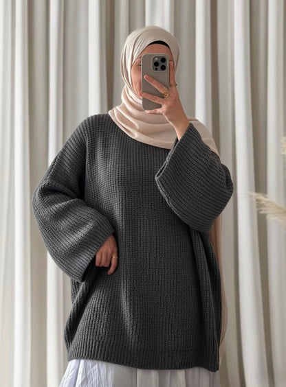 Pull Derya gris - Eda&Chic