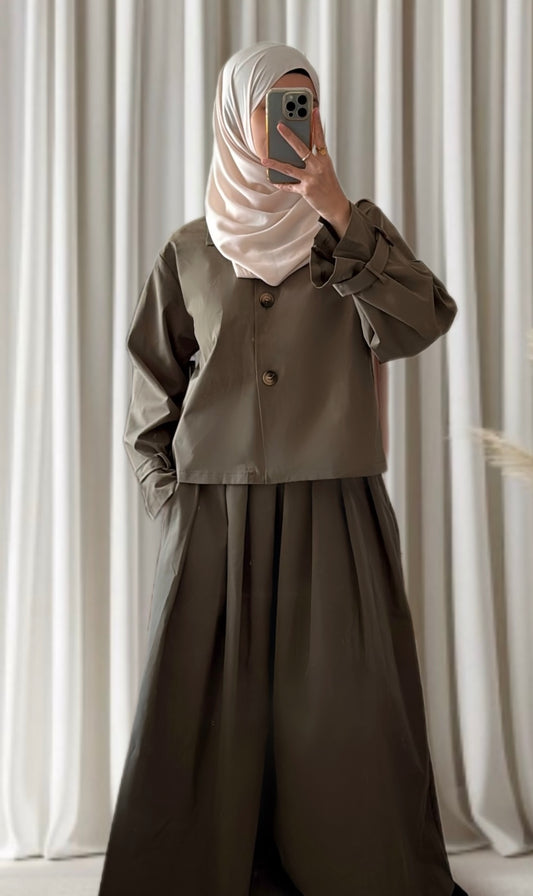 Ensemble Soraya kaki - Eda&Chic