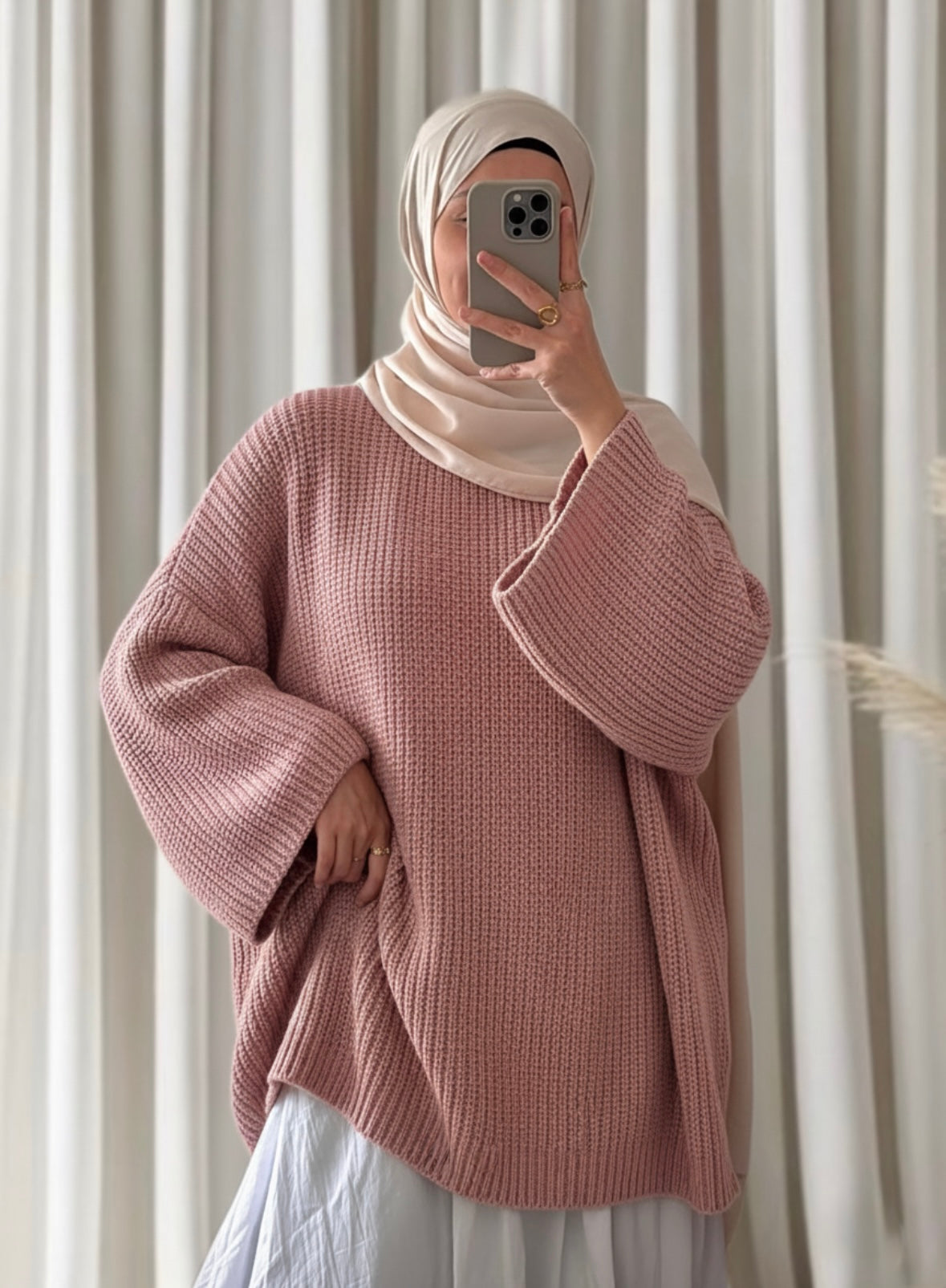 Pull Derya rose - Eda&Chic