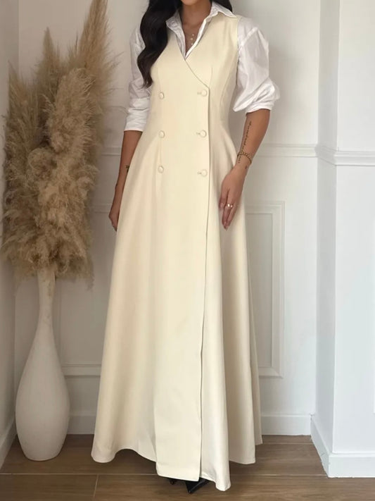 Robe Diana crème - Eda&Chic