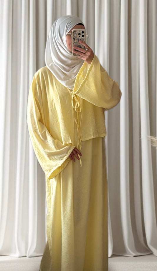 Robe Naïla jaune - Eda&Chic