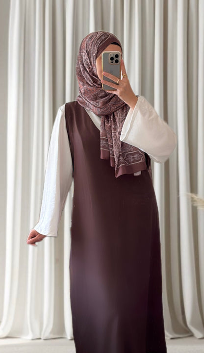 Robe Amira marron - Eda&Chic