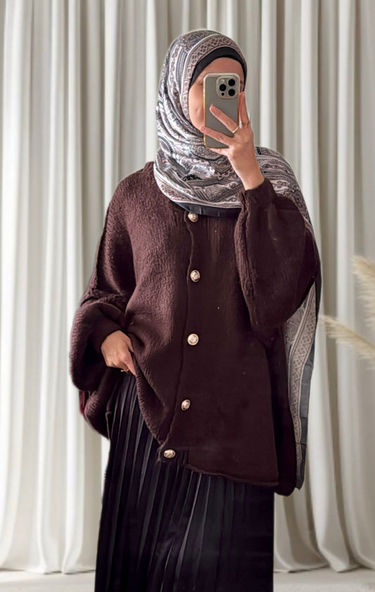 Gilet Lale marron - Eda&Chic