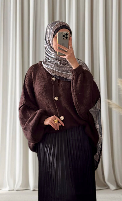 Gilet Lale marron - Eda&Chic