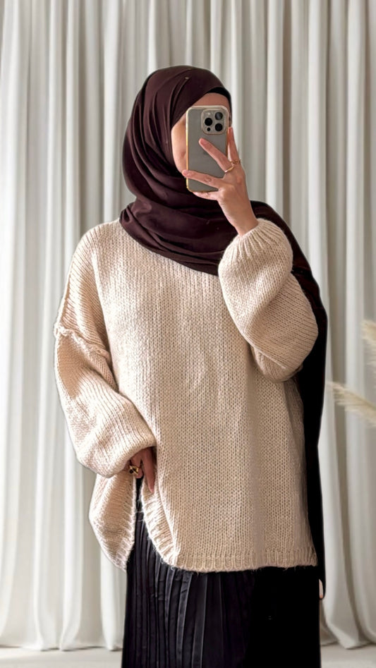 Pull Aysun beige - Eda&Chic