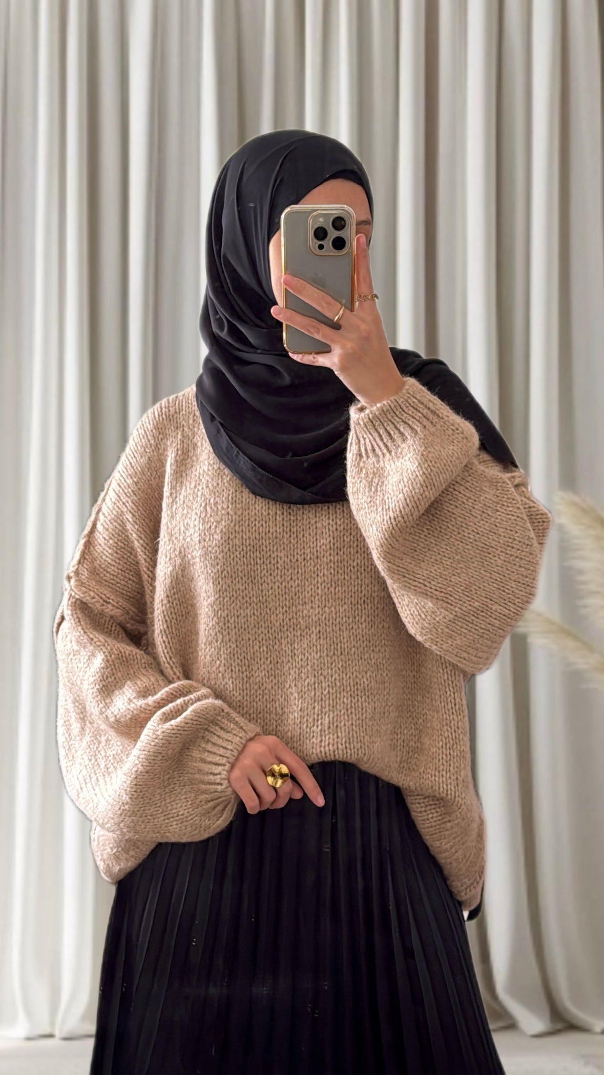 Pull Aysun taupe - Eda&Chic