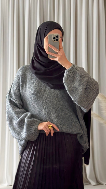 Pull Aysun gris- Eda&Chic