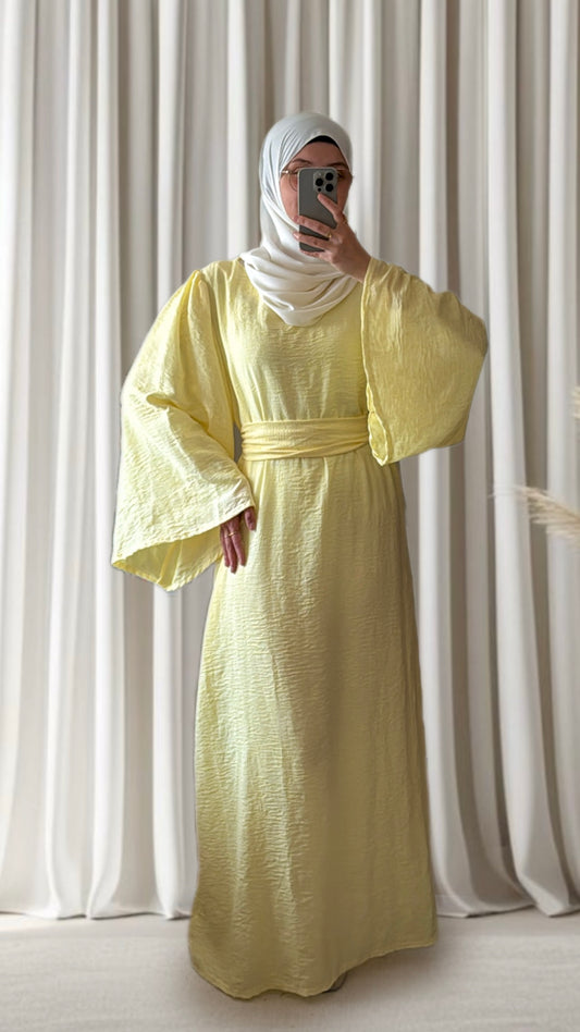 Robe Layna jaune - Eda&Chic