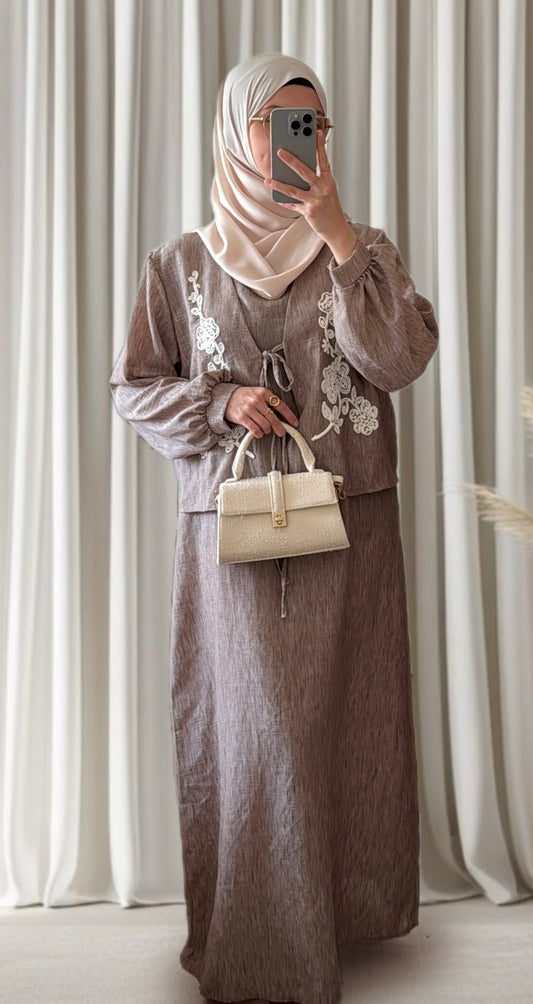 Robe Naïla brodé - Eda&Chic